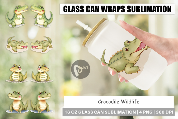 Glass Can Crocodile Wildlife