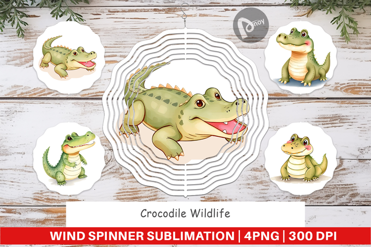 Wind Spinner Crocodile Wildlife