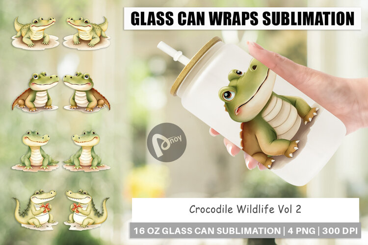 Glass Can Crocodile Wildlife example image 1