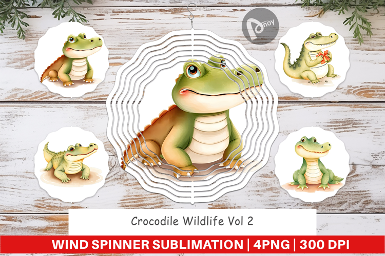 Wind Spinner Crocodile Wildlife