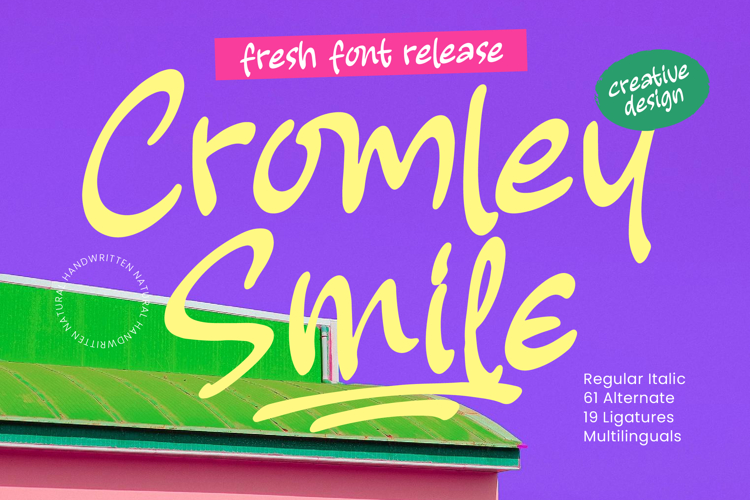 Cromley Smile - Natural Handwritten