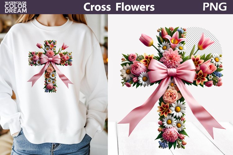 Easter Cross Clipart Image 21