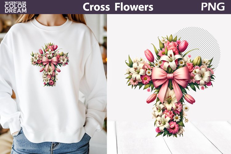 Easter Cross Clipart Image 19