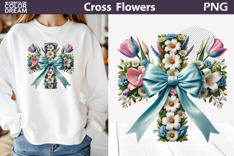 Easter Cross Clipart Image 17