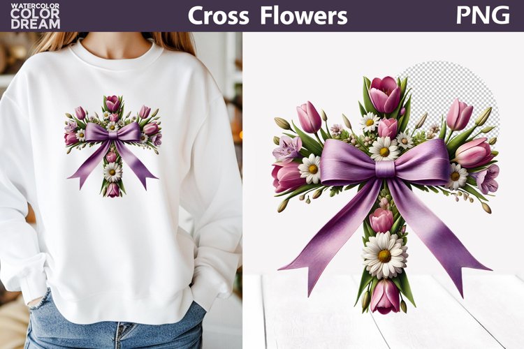 Easter Cross Clipart Image 16