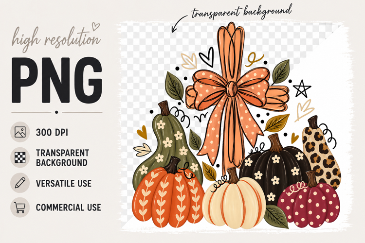 Cross pumpkins png, Fall Christian png, Pumpkin png