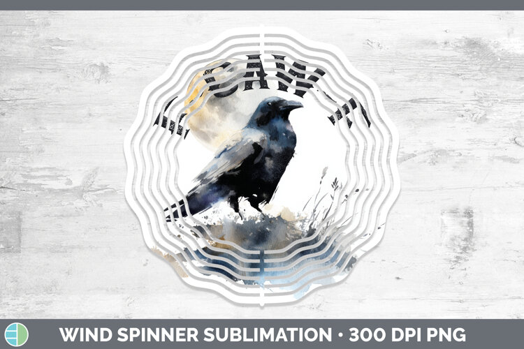 GorgeousCrow Wind Spinner design.