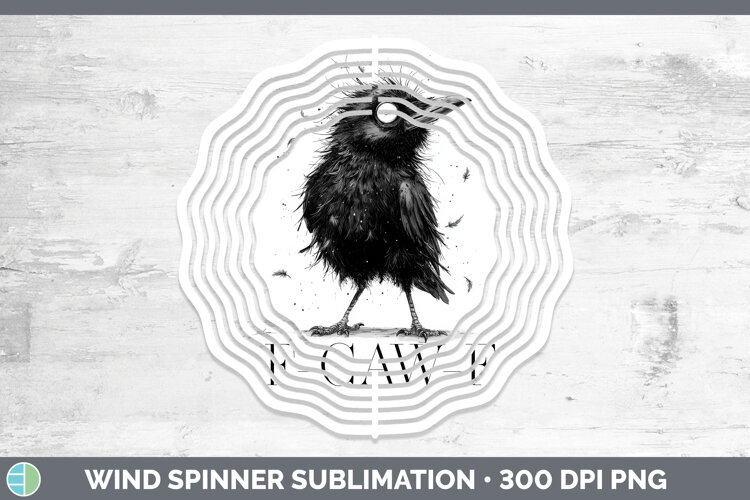 GorgeousCrow Wind Spinner design.