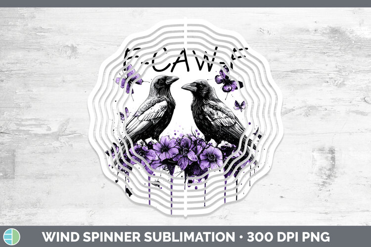 GorgeousCrow Wind Spinner design.