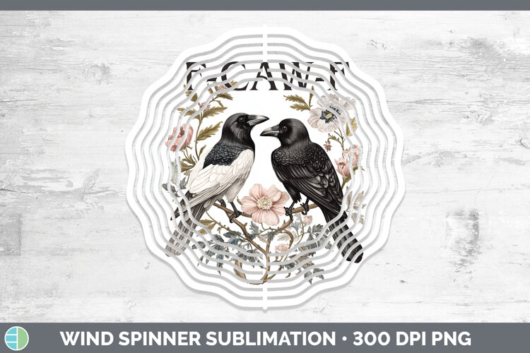 GorgeousCrow Wind Spinner design.