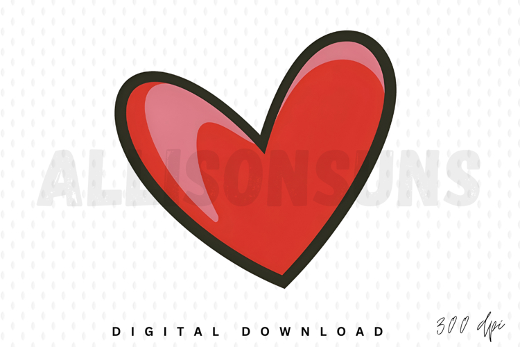 White Heart Clipart Image 3