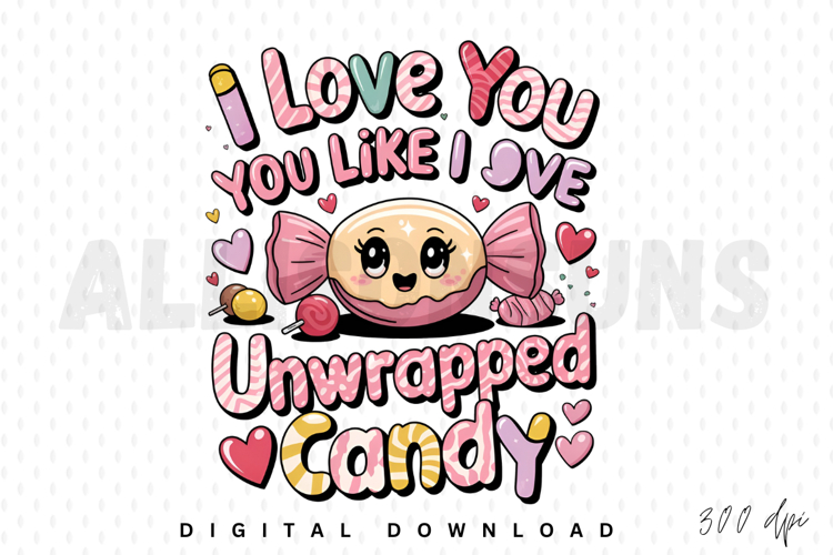 i love you, candy, unwrapped, valentines, heart, cute, design, love, sweets, lollipop, pink, kawaii, valentine, illustration, food, adorable, holiday, gift, sugar, romance, dessert, cartoon, graphic, sweet, valentines day, cheerful, vector, romantic, pape