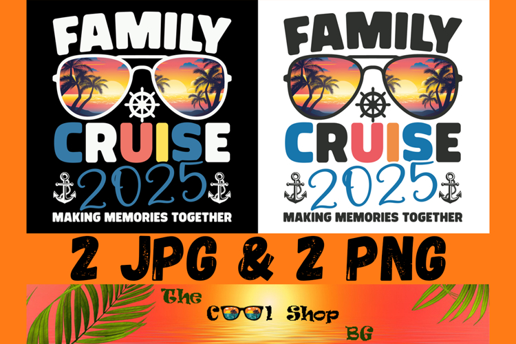 Family Cruise 2025 Png, Making Memories Together Png