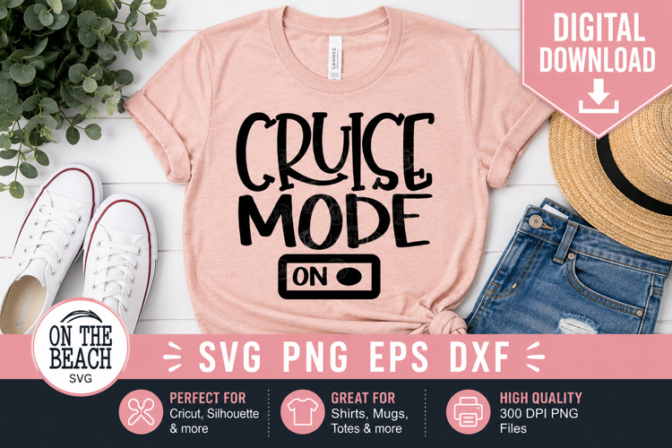 Cruise Mode On SVG PNG Cruising Vacation