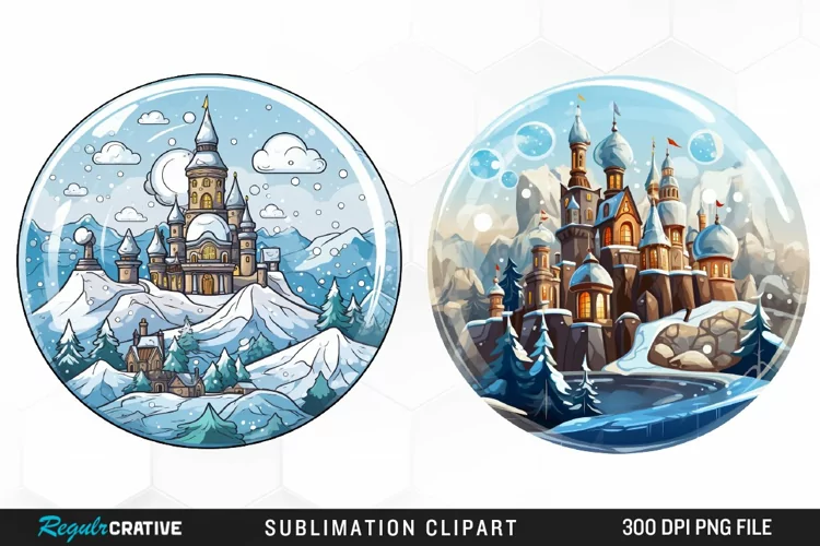 Crystal Balls Design Clipart