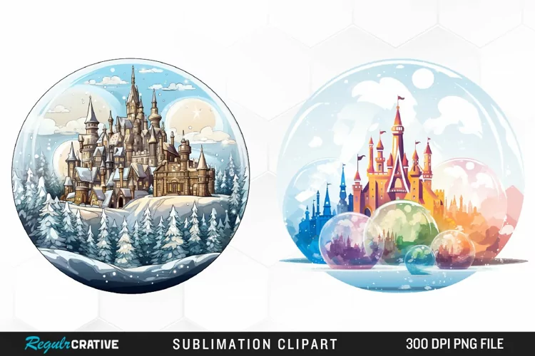 Crystal Balls Design Clipart