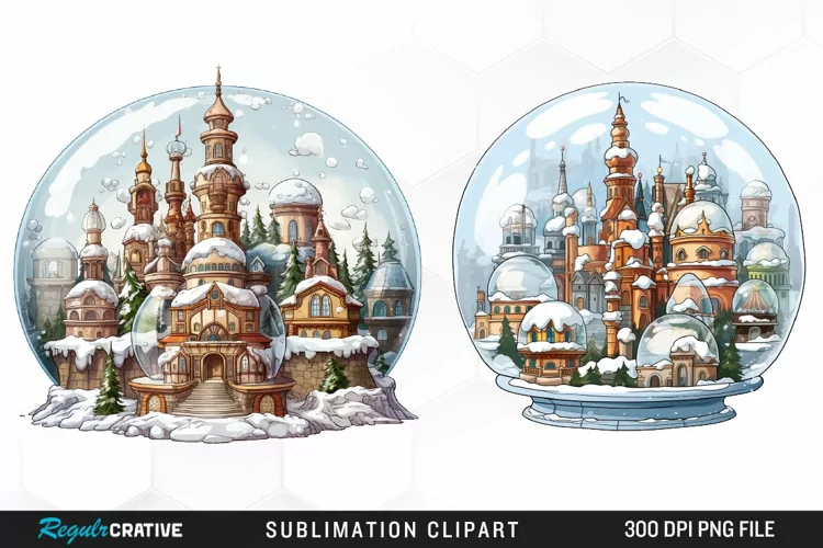 Crystal Balls Design Clipart