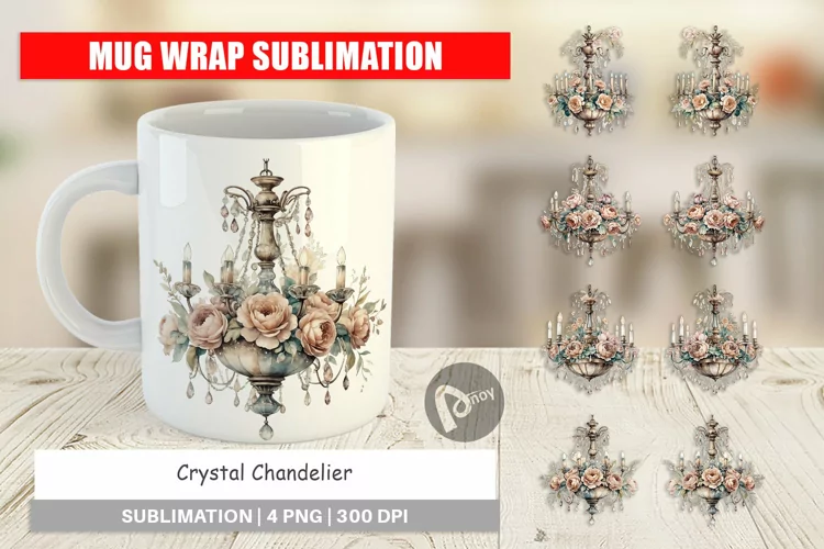 Mug Wrap Crystal Chandelier