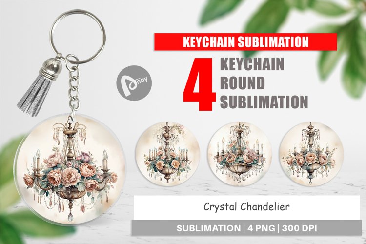 Keychain Crystal Chandelier example image 1