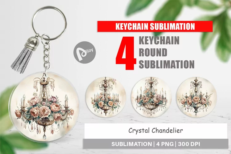 Keychain Crystal Chandelier