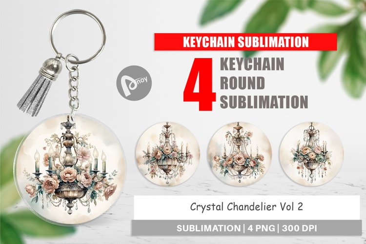 Keychain Crystal Chandelier example image 1