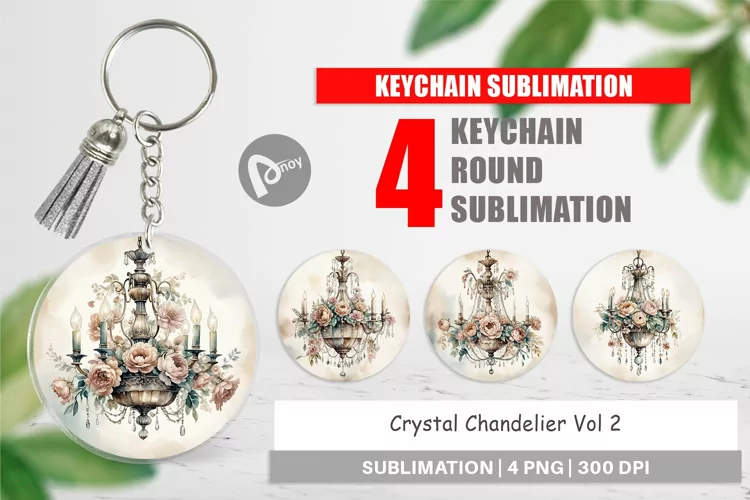 Keychain Crystal Chandelier