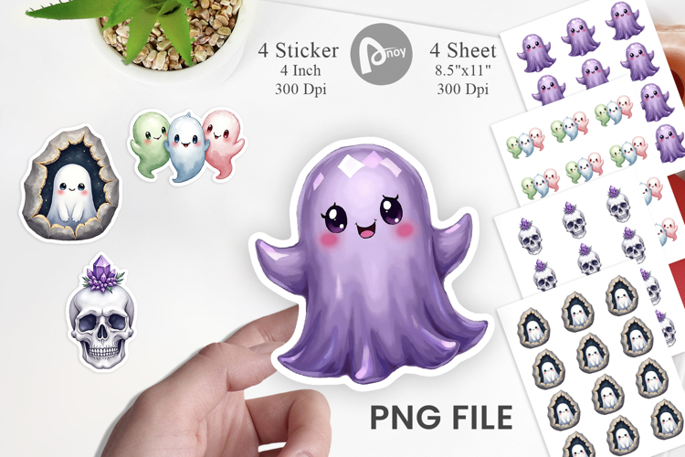 Ghosts Sticker
