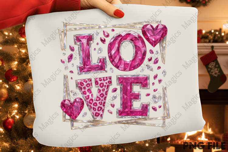 Crystal Love Valentine PNG