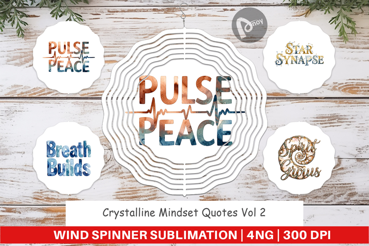 Crystalline Mindset Wind Spinner