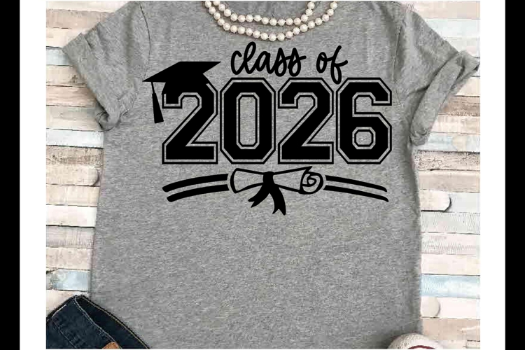 Class of 2026 svg JPEG Silhouette Cricut graduation senior