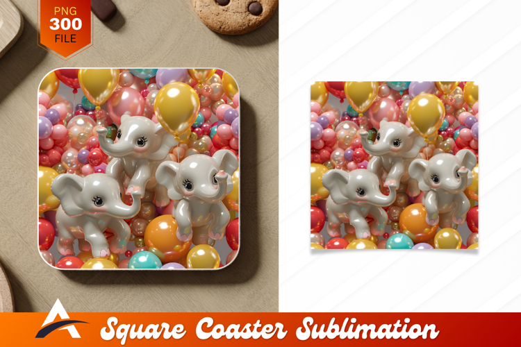 Cute Elephant Clipart Image 8
