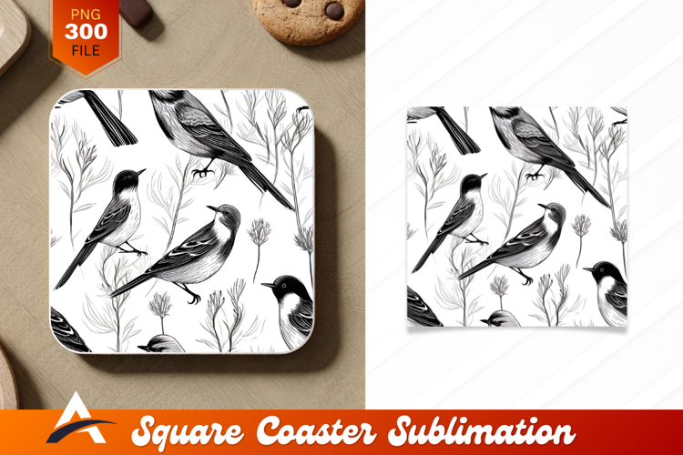 Black And White Bird Clipart Image 9