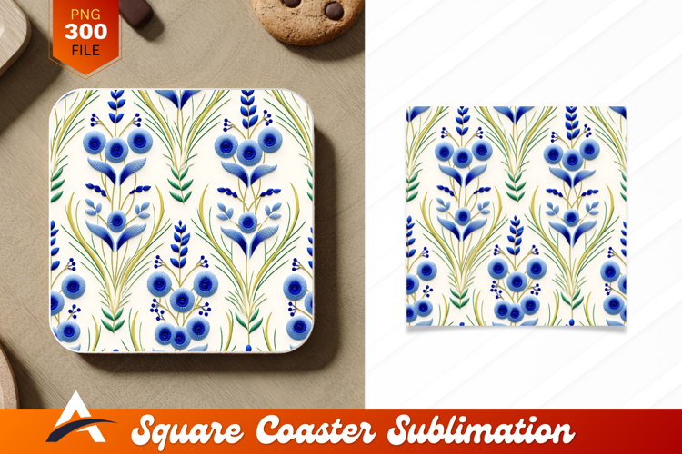 Blue Flowers Clipart Image 12