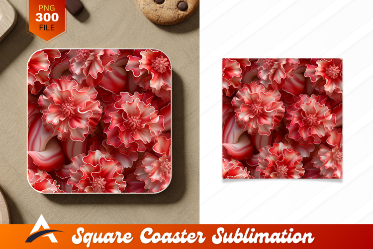 Red Flower Clipart Image 24