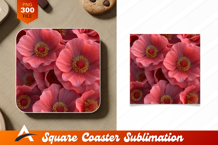 Red Flower Clipart Image 14