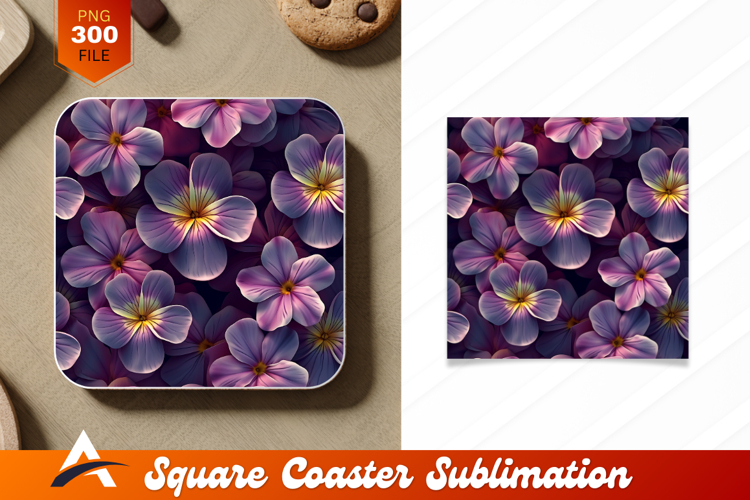 Purple Flowers Clipart Image 13