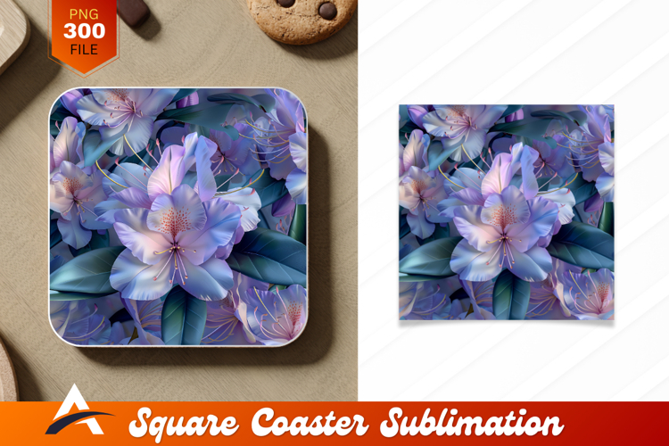 Dreamy Floral Pattern For Coaster Designs example image 1