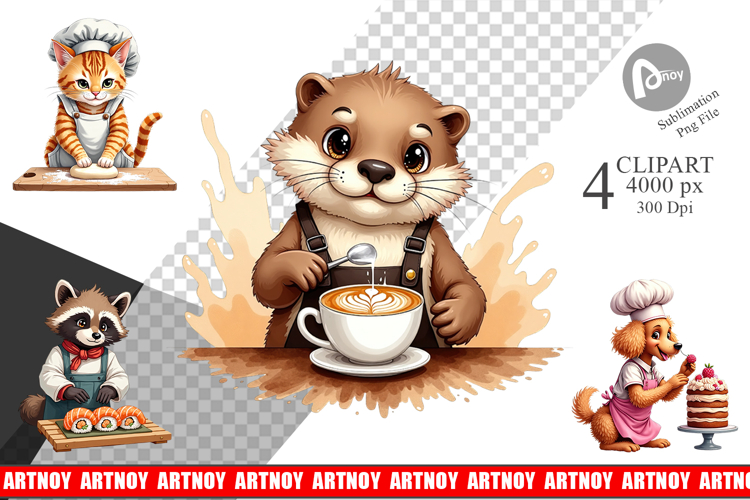 Culinary Cuties Clipart