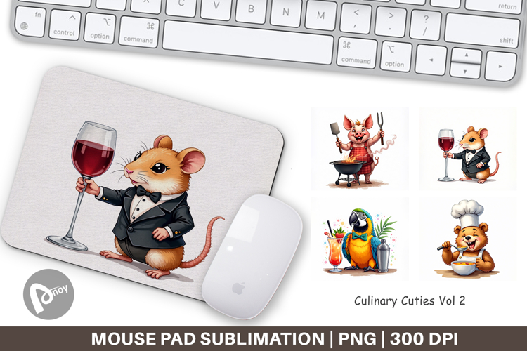 Culinary Cuties Mouse Pad