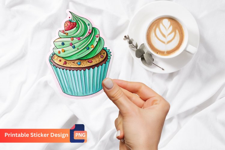 Birthday Cupcake Clipart Image 12