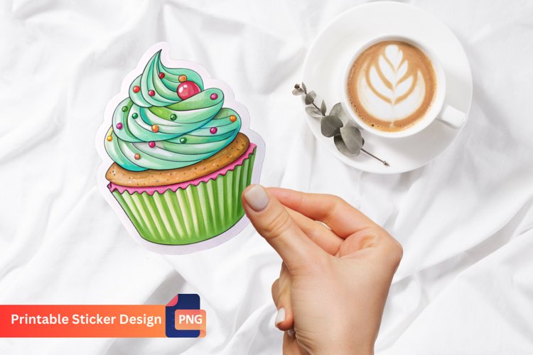 Birthday Cupcake Clipart Image 10
