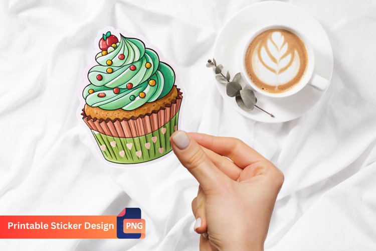 Birthday Cupcake Clipart Image 11