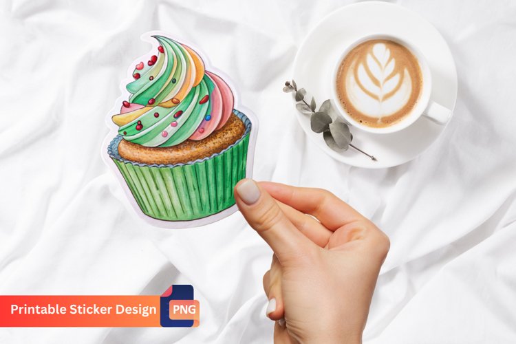 Birthday Cupcake Clipart Image 9
