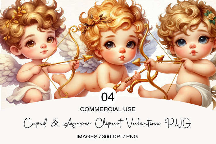 Cupid Arrow Clipart Image 3