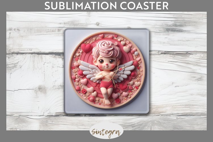 Cupid v10 Square Coaster Sublimation