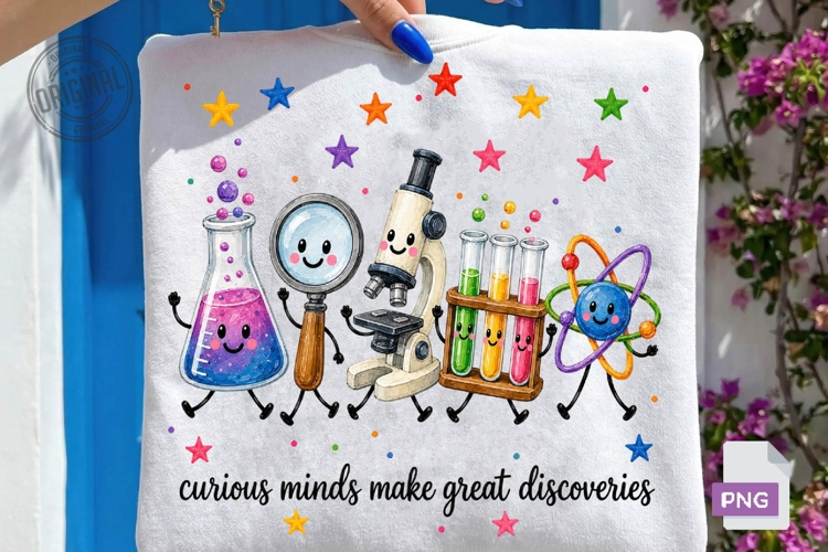Curious Minds Make Great Discoveries PNG