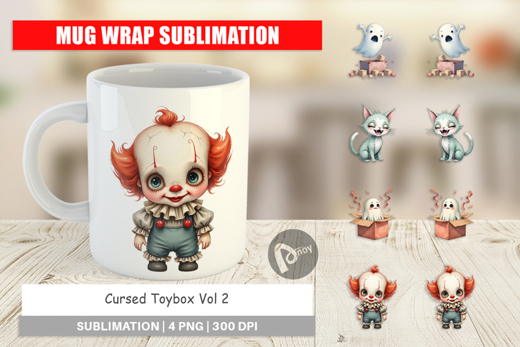 Mug Wrap Cursed Toybox