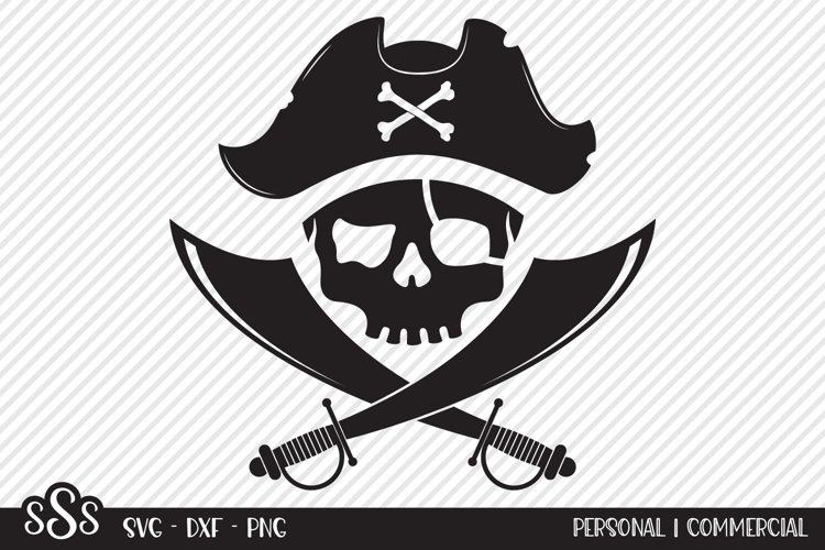 pirate skull with hat