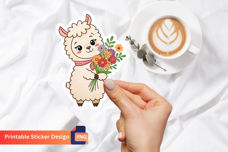 Alpaca Clipart Image 20
