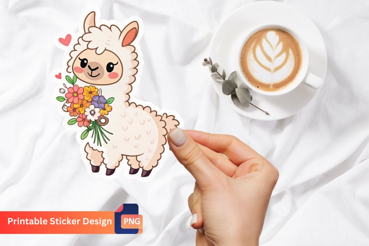 Alpaca Clipart Image 21